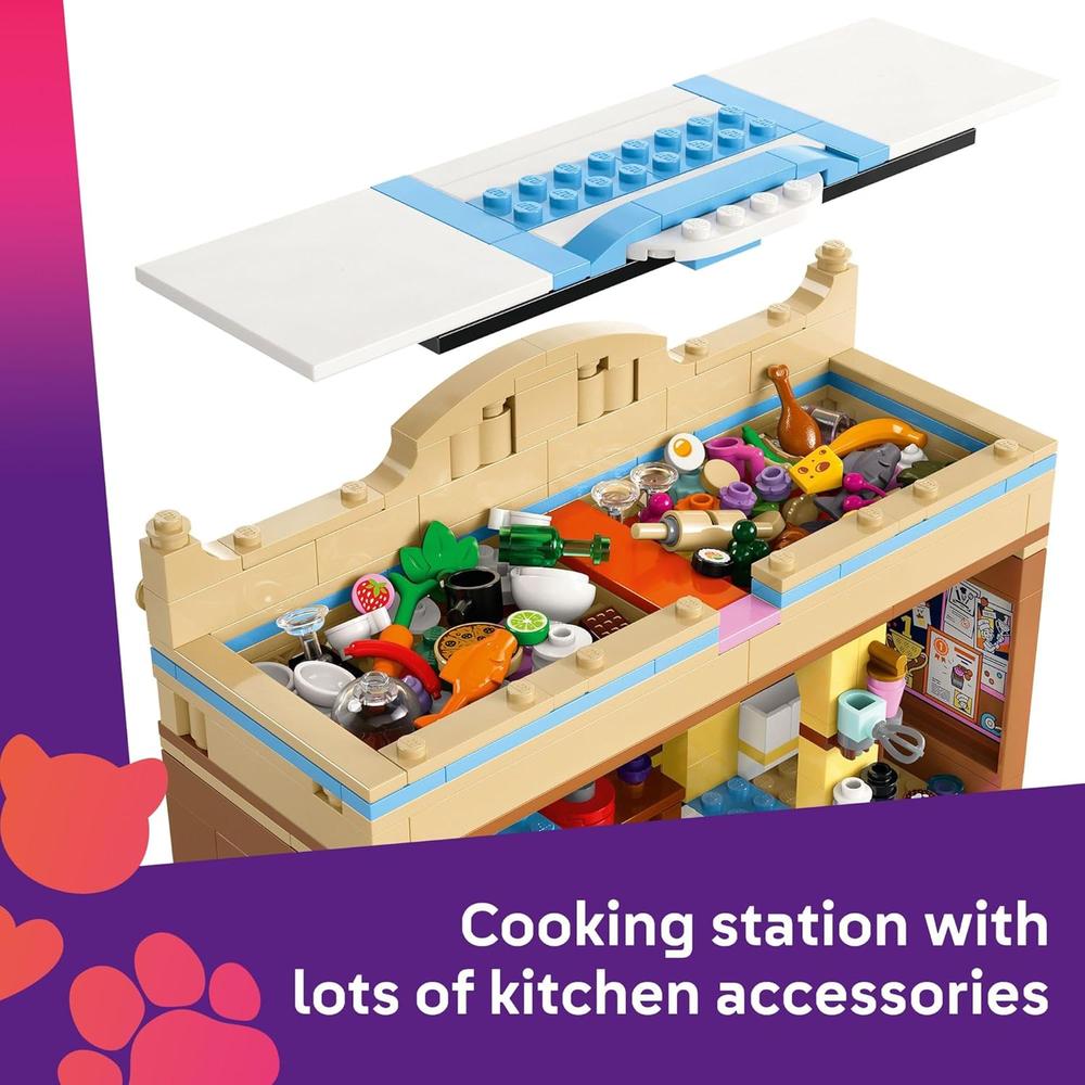 LEGO FRIENDS RESTAURANTE Y ESCUELA DE COCINA, SET DE SIMULACIÓN PARA NIÑOS - 5