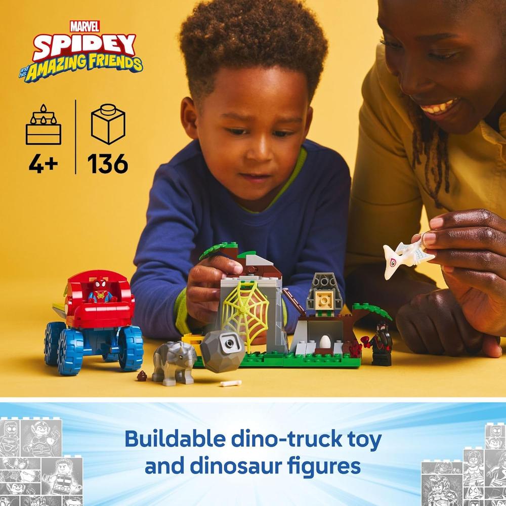 LEGO MARVEL SPIDEY Y AMIGOS: SPIDEY DINO CRAWLER RESCUE, SET PREESCOLAR - 2