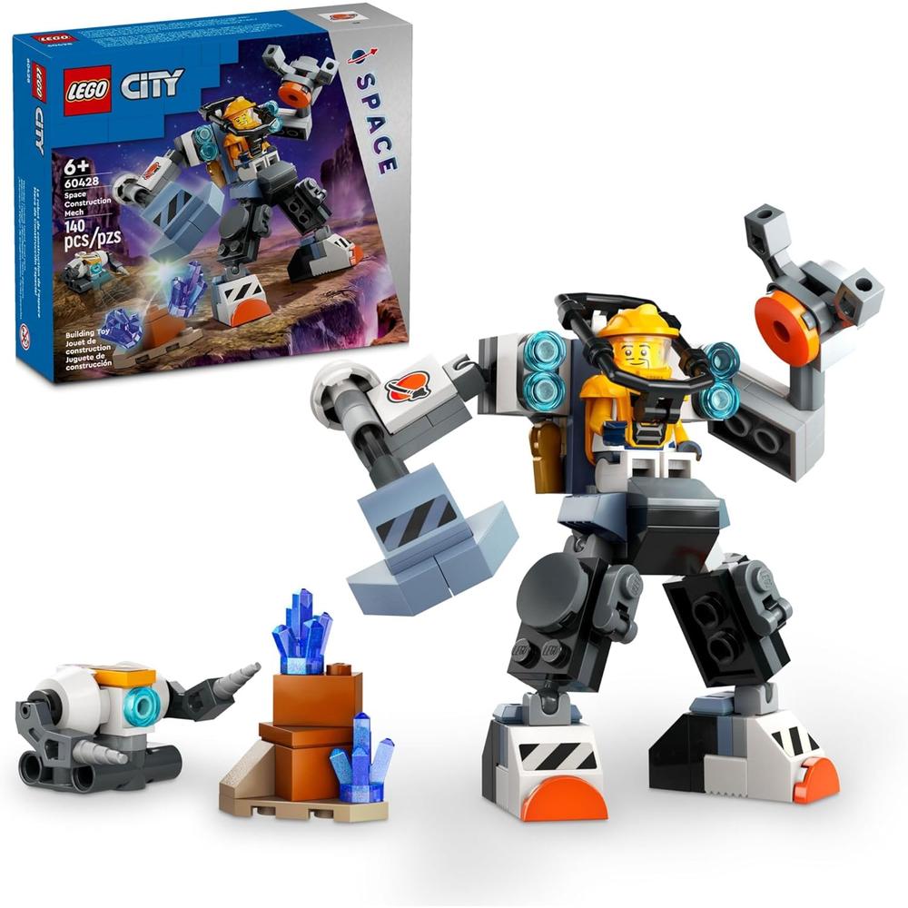 LEGO CITY TRAJE MECÁNICO ESPACIAL CON PILOTO Y ROBOT, JUEGO PARA NIÑOS - 1