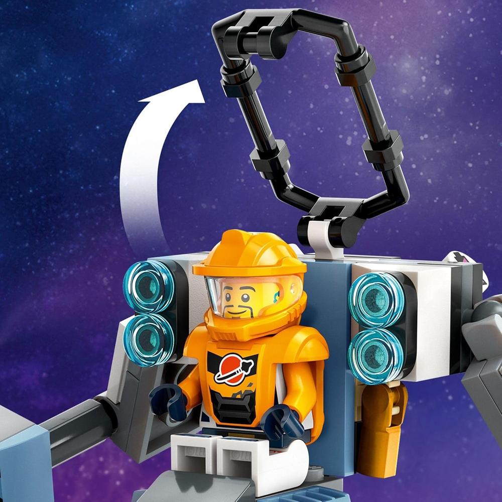 LEGO CITY TRAJE MECÁNICO ESPACIAL CON PILOTO Y ROBOT, JUEGO PARA NIÑOS - 6