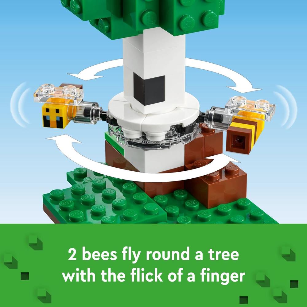 LEGO MINECRAFT CABAÑA DE LAS ABEJAS SET DE CONSTRUCCIÓN CON GRANJA Y FIGURAS - 4
