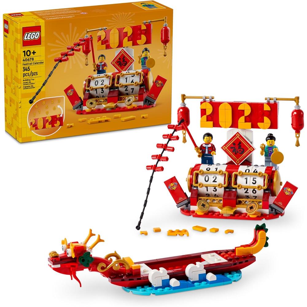 LEGO CALENDARIO FESTIVO, JUGUETE EDUCATIVO PARA AÑO NUEVO LUNAR Y FESTIVAL - 1