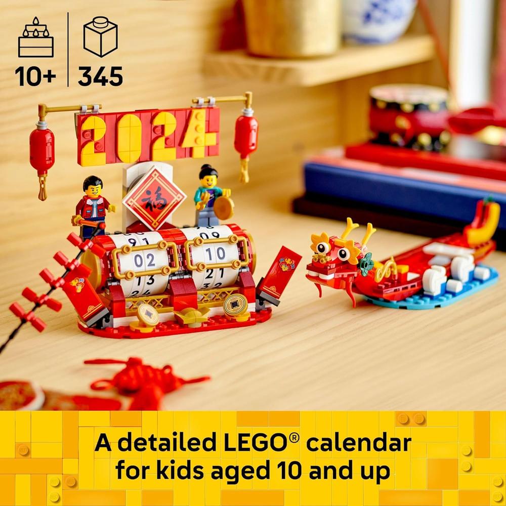 LEGO CALENDARIO FESTIVO, JUGUETE EDUCATIVO PARA AÑO NUEVO LUNAR Y FESTIVAL - 2