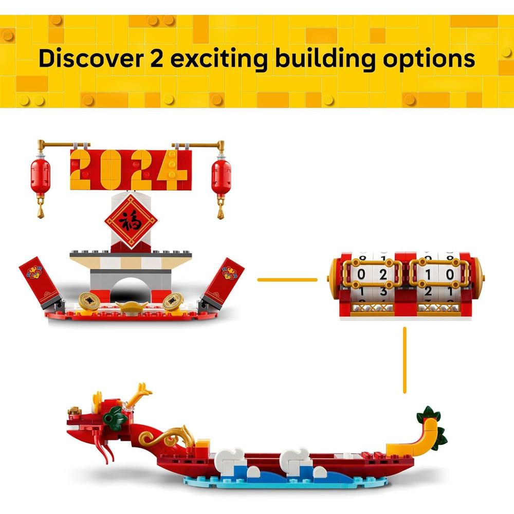 LEGO CALENDARIO FESTIVO, JUGUETE EDUCATIVO PARA AÑO NUEVO LUNAR Y FESTIVAL - 3
