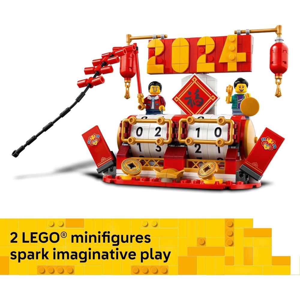 LEGO CALENDARIO FESTIVO, JUGUETE EDUCATIVO PARA AÑO NUEVO LUNAR Y FESTIVAL - 6