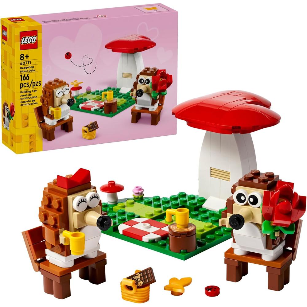 LEGO PICNIC CON ERIZOS, SET DE CONSTRUCCIÓN CON FIGURAS DE ANIMALES Y ACCESORIOS - 1