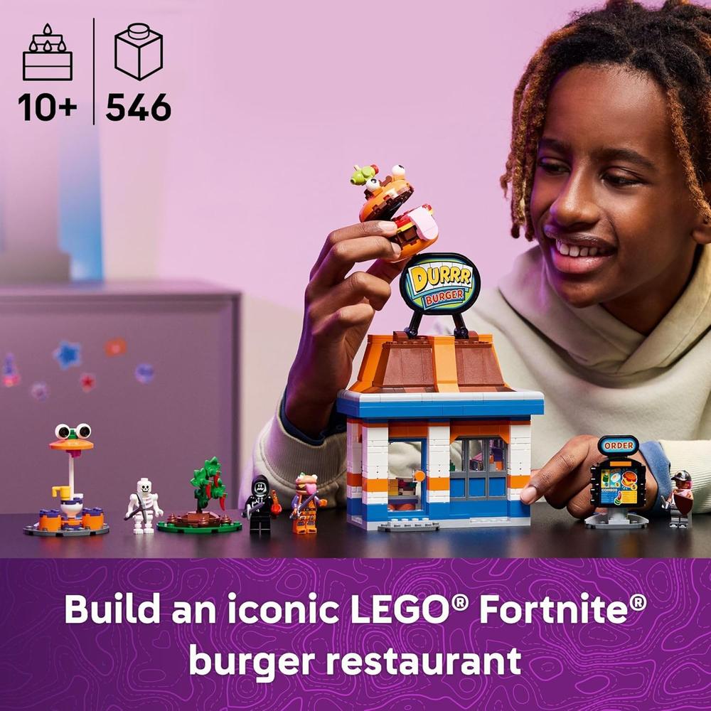 LEGO FORTNITE RESTAURANTE DURRR BURGER, JUGUETE DE CONSTRUCCIÓN CON MINIFIGURAS - 2