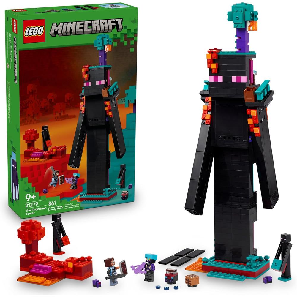 LEGO MINECRAFT TORRE DEL ENDERMAN, CONSTRUCCIÓN DE VIDEOJUEGOS 2 EN 1 - 1