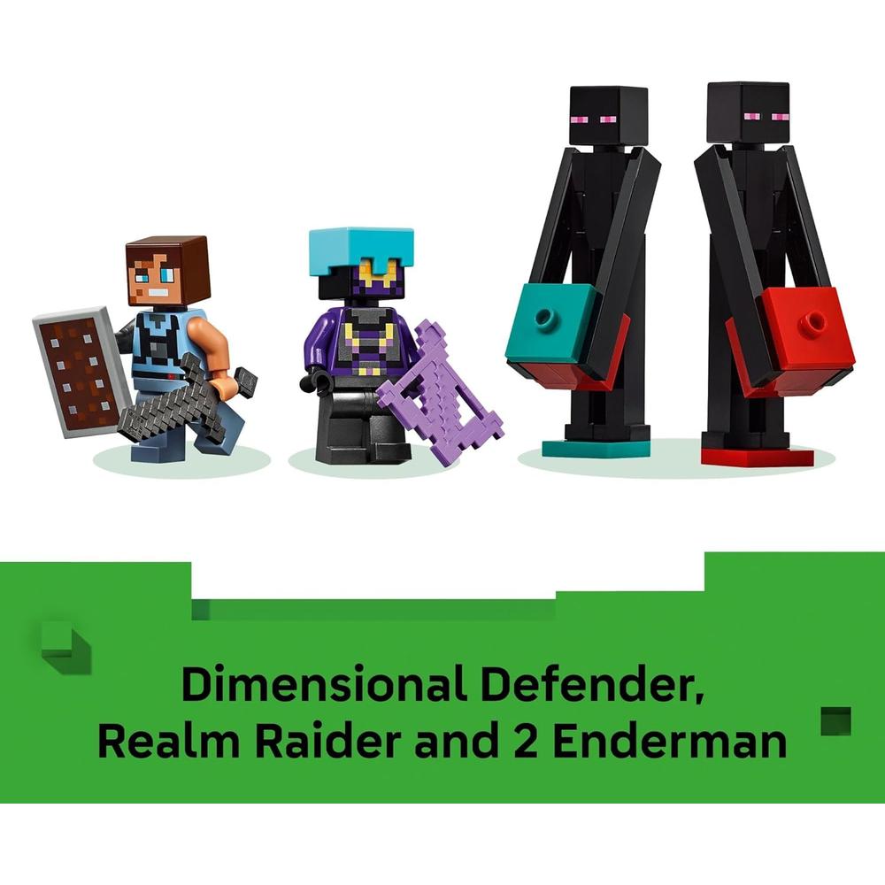 LEGO MINECRAFT TORRE DEL ENDERMAN, CONSTRUCCIÓN DE VIDEOJUEGOS 2 EN 1 - 5