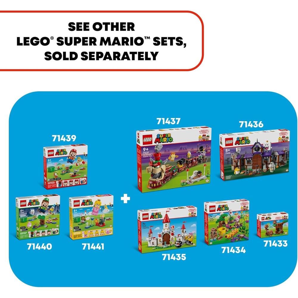 LEGO SUPER MARIO AVENTURAS CON JUGUETE INTERACTIVO DE LA PRINCESA PEACH Y TOAD - 6