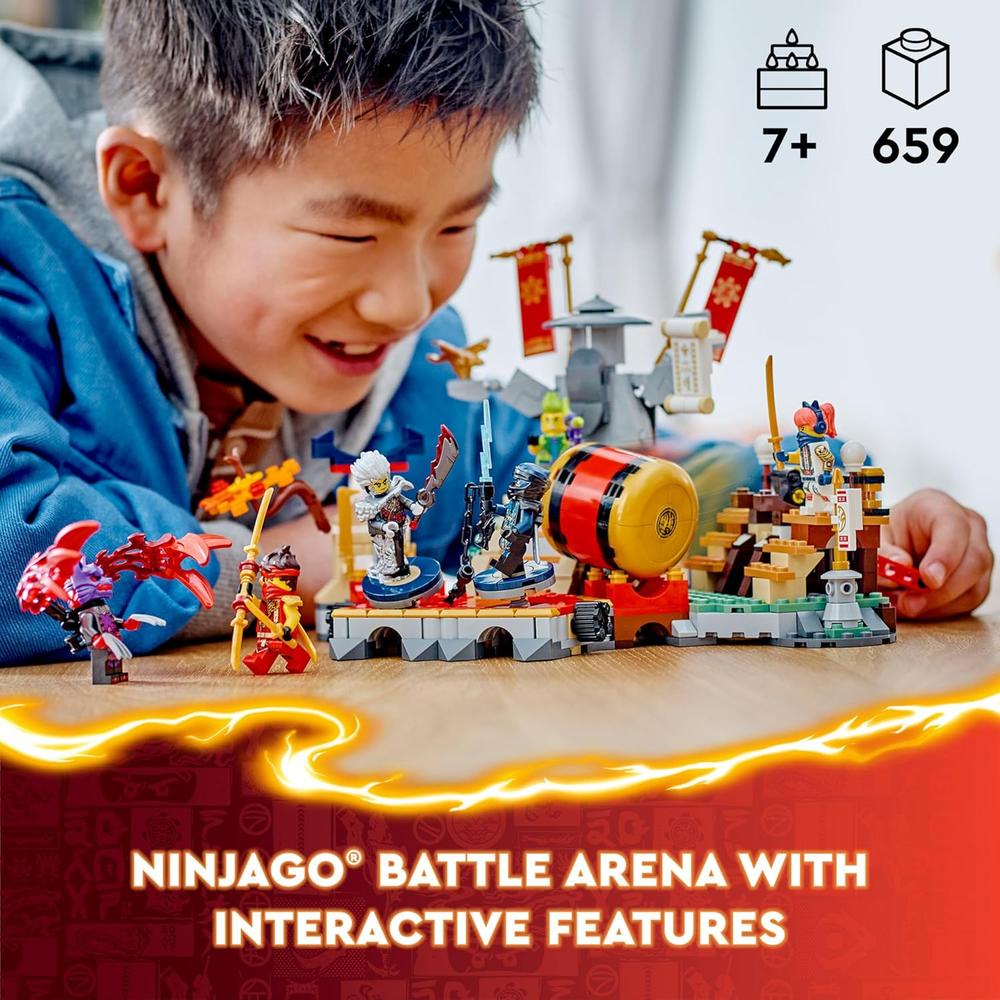 LEGO NINJAGO ARENA DE BATALLA DEL TORNEO, SET DE ACCIÓN CON 6 MINIFIGURAS - 2