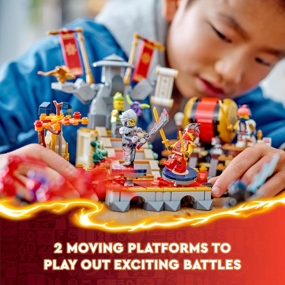 LEGO NINJAGO ARENA DE BATALLA DEL TORNEO, SET DE ACCIÓN CON 6 MINIFIGURAS - 3