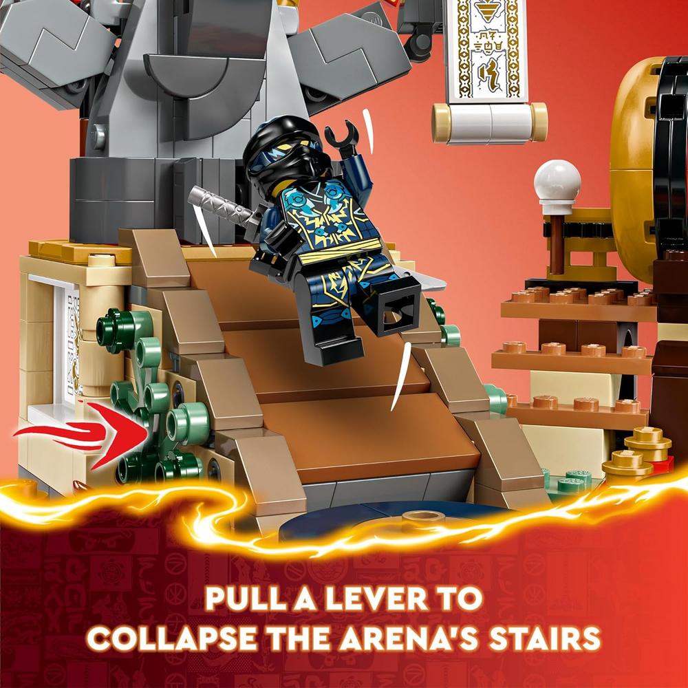 LEGO NINJAGO ARENA DE BATALLA DEL TORNEO, SET DE ACCIÓN CON 6 MINIFIGURAS - 4