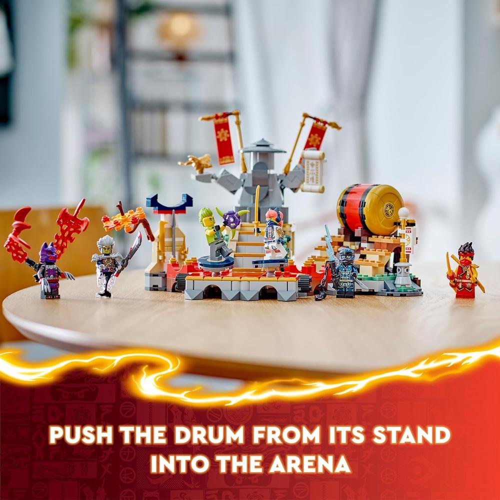 LEGO NINJAGO ARENA DE BATALLA DEL TORNEO, SET DE ACCIÓN CON 6 MINIFIGURAS - 5
