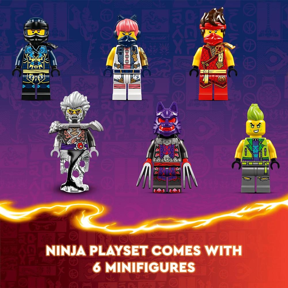 LEGO NINJAGO ARENA DE BATALLA DEL TORNEO, SET DE ACCIÓN CON 6 MINIFIGURAS - 6