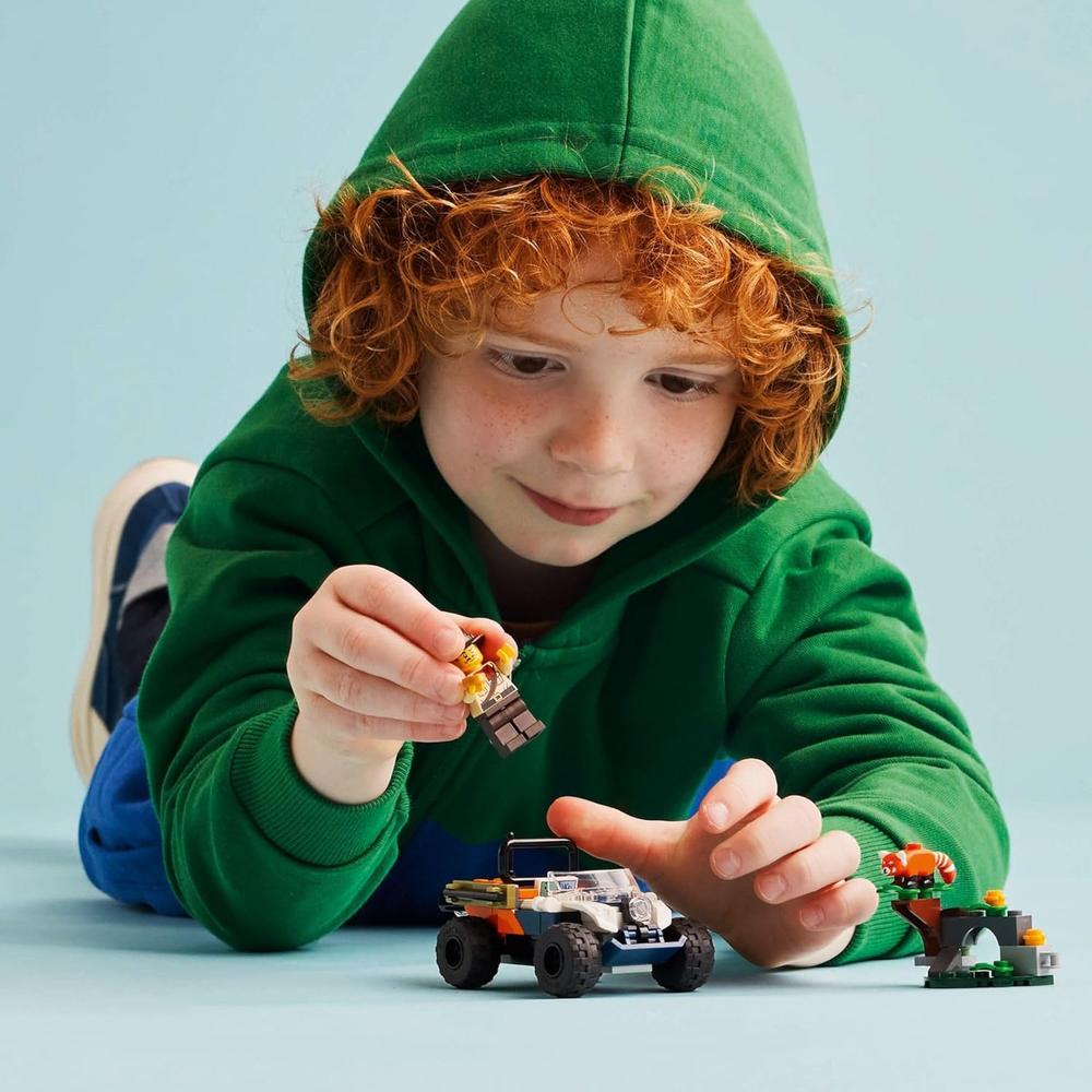 VEHÍCULO TODOTERRENO EXPLORADOR DE LA JUNGLA LEGO CITY CON MINIFIGURA - 2