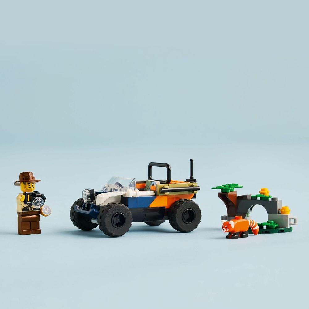 VEHÍCULO TODOTERRENO EXPLORADOR DE LA JUNGLA LEGO CITY CON MINIFIGURA - 5
