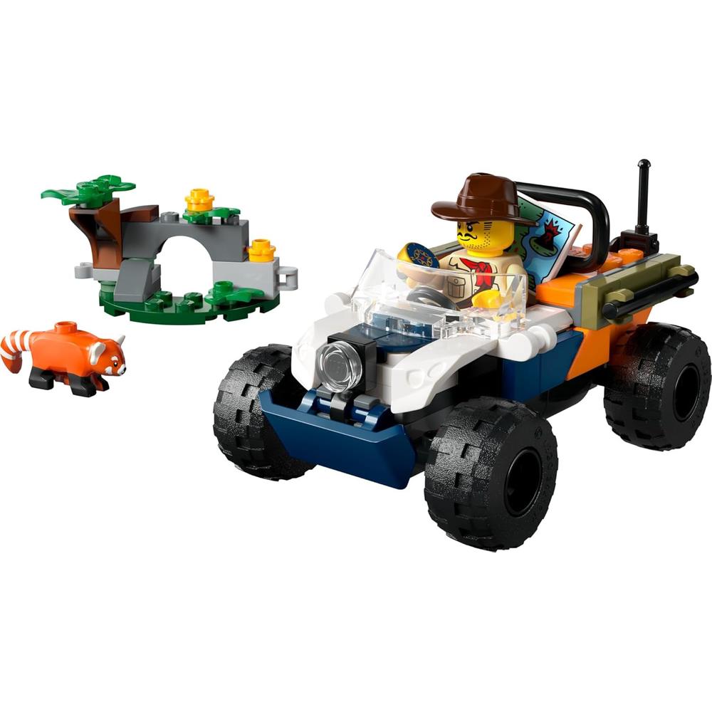 VEHÍCULO TODOTERRENO EXPLORADOR DE LA JUNGLA LEGO CITY CON MINIFIGURA - 6