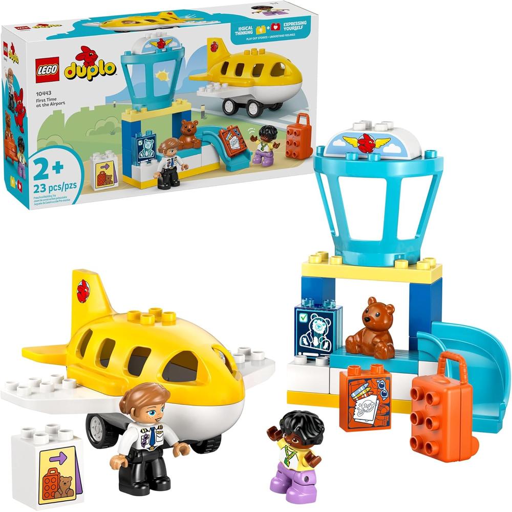 LEGO DUPLO PRIMERA VEZ EN EL AEROPUERTO, JUGUETE EDUCATIVO - 1