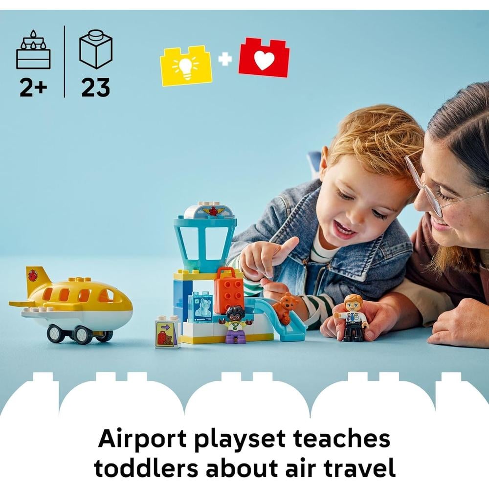 LEGO DUPLO PRIMERA VEZ EN EL AEROPUERTO, JUGUETE EDUCATIVO - 2