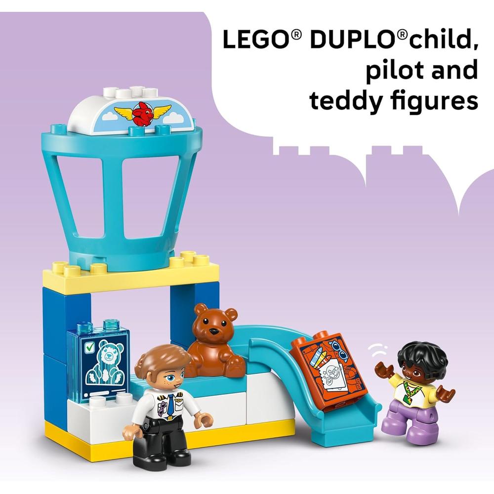 LEGO DUPLO PRIMERA VEZ EN EL AEROPUERTO, JUGUETE EDUCATIVO - 6