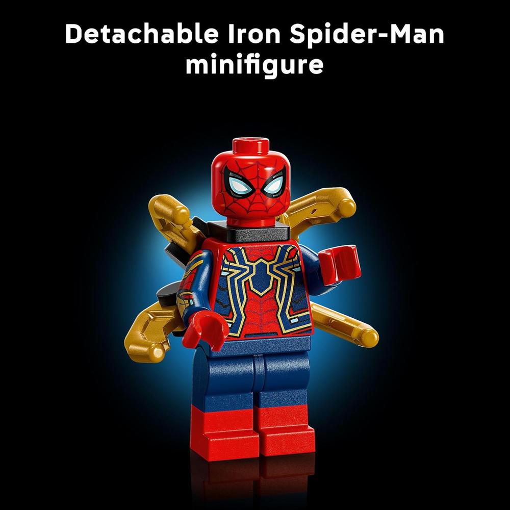 LEGO MARVEL IRON SPIDER-MAN, BUSTO COLECCIONABLE CON MINIFIGURA - 5