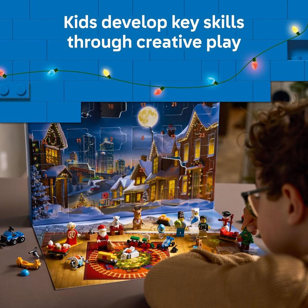 LEGO CITY CALENDARIO DE ADVIENTO 2025, SET CON 24 SORPRESAS Y MINIFIGURAS - 4