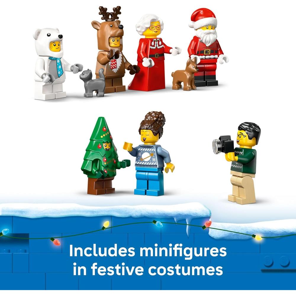 LEGO CITY CALENDARIO DE ADVIENTO 2025, SET CON 24 SORPRESAS Y MINIFIGURAS - 5