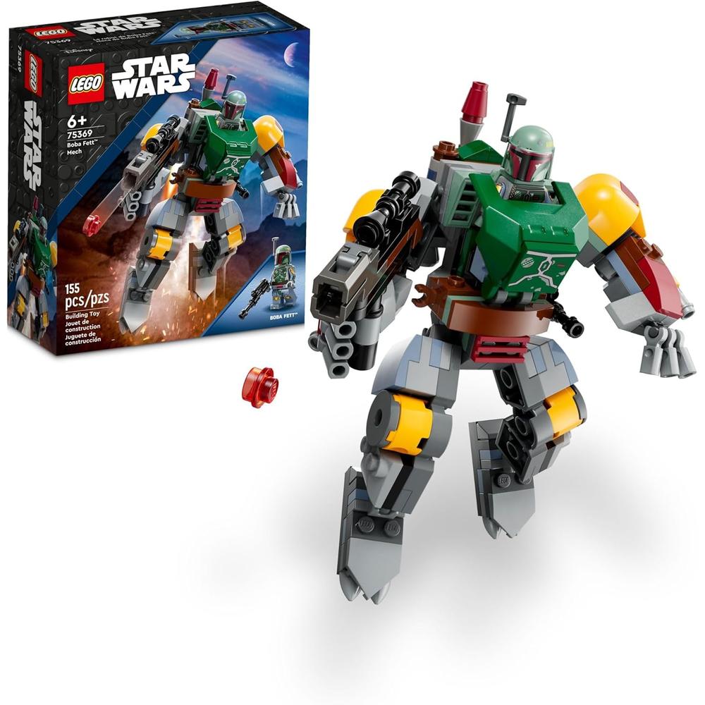 LEGO STAR WARS BOBA FETT MECH FIGURA CONSTRUIBLE CON BLÁSTER Y MOCHILA PROPULSORA - 1