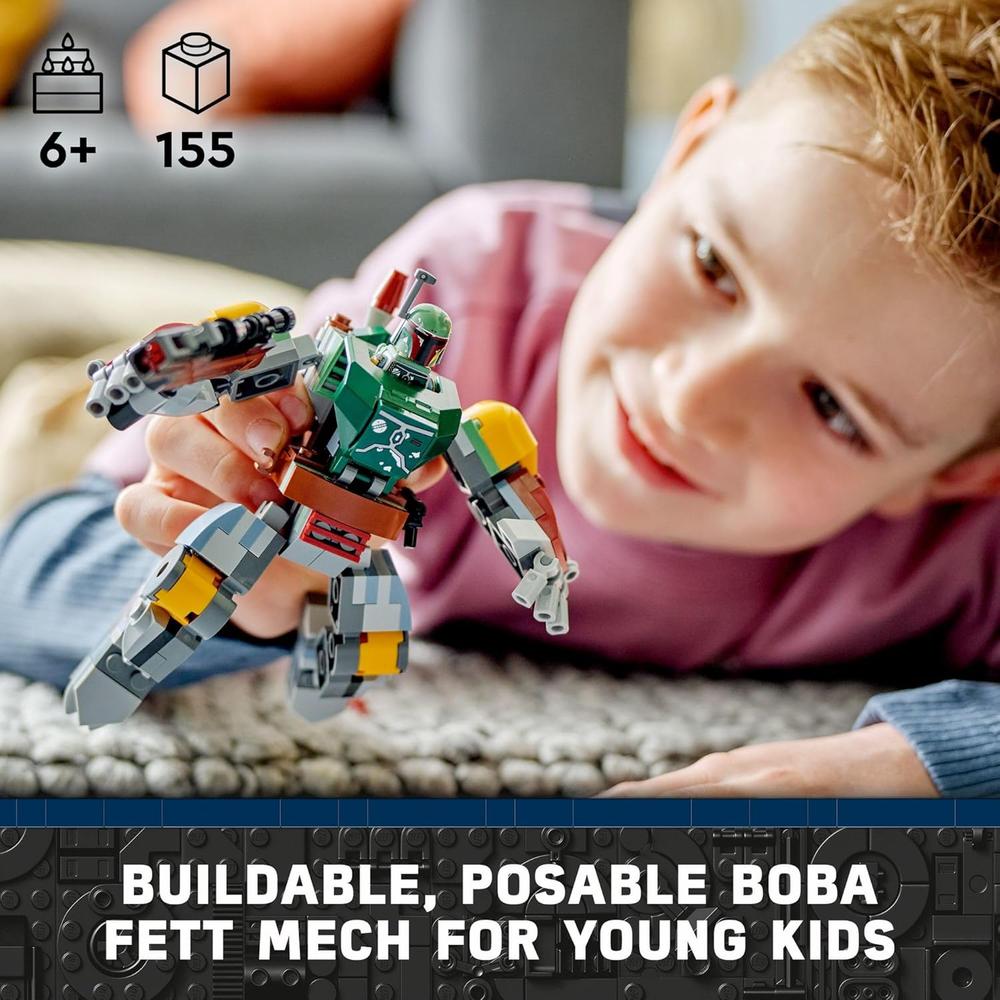 LEGO STAR WARS BOBA FETT MECH FIGURA CONSTRUIBLE CON BLÁSTER Y MOCHILA PROPULSORA - 2