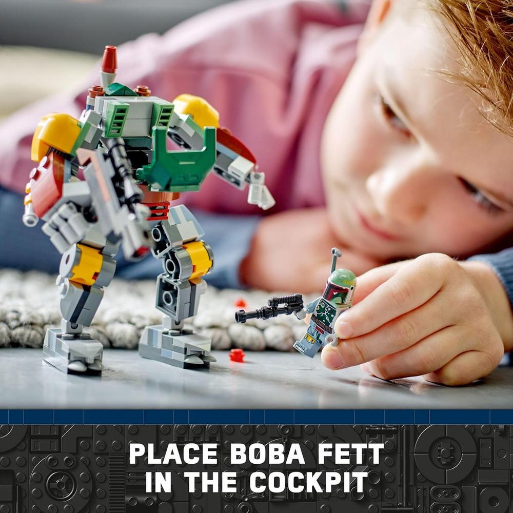 LEGO STAR WARS BOBA FETT MECH FIGURA CONSTRUIBLE CON BLÁSTER Y MOCHILA PROPULSORA - 3