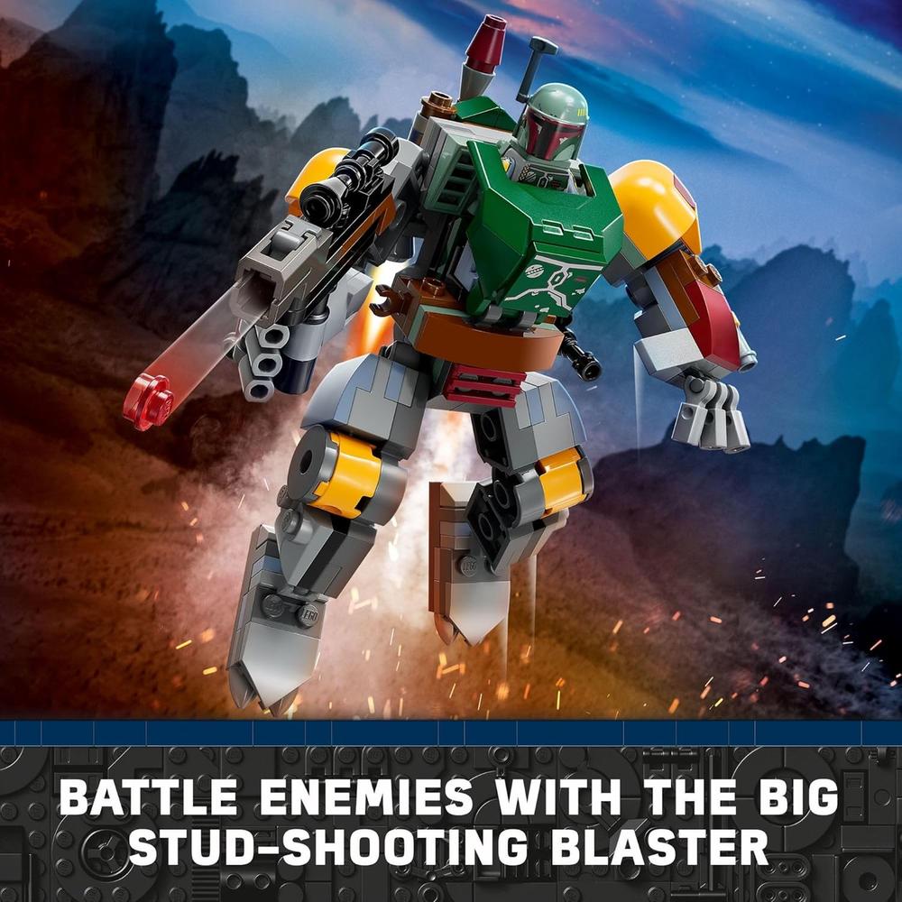 LEGO STAR WARS BOBA FETT MECH FIGURA CONSTRUIBLE CON BLÁSTER Y MOCHILA PROPULSORA - 4