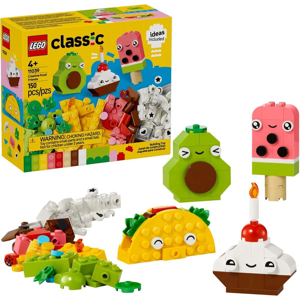 LEGO CLASSIC COMIDA CREATIVA, JUEGO DE COMIDA DE IMITACIÓN Y CONSTRUCCIÓN - 1