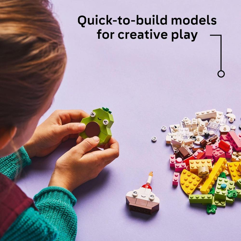 LEGO CLASSIC COMIDA CREATIVA, JUEGO DE COMIDA DE IMITACIÓN Y CONSTRUCCIÓN - 3