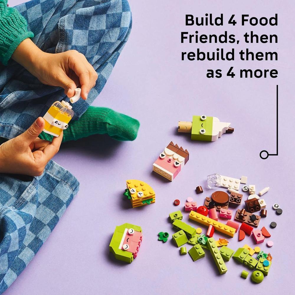LEGO CLASSIC COMIDA CREATIVA, JUEGO DE COMIDA DE IMITACIÓN Y CONSTRUCCIÓN - 5