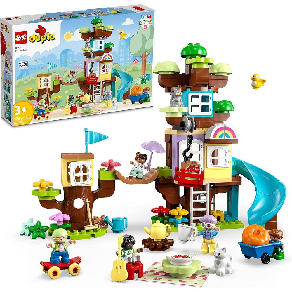 LEGO DUPLO CASA DEL ÁRBOL 3 EN 1 SET CREATIVO INFANTIL CON FIGURAS INCLUIDAS - 1