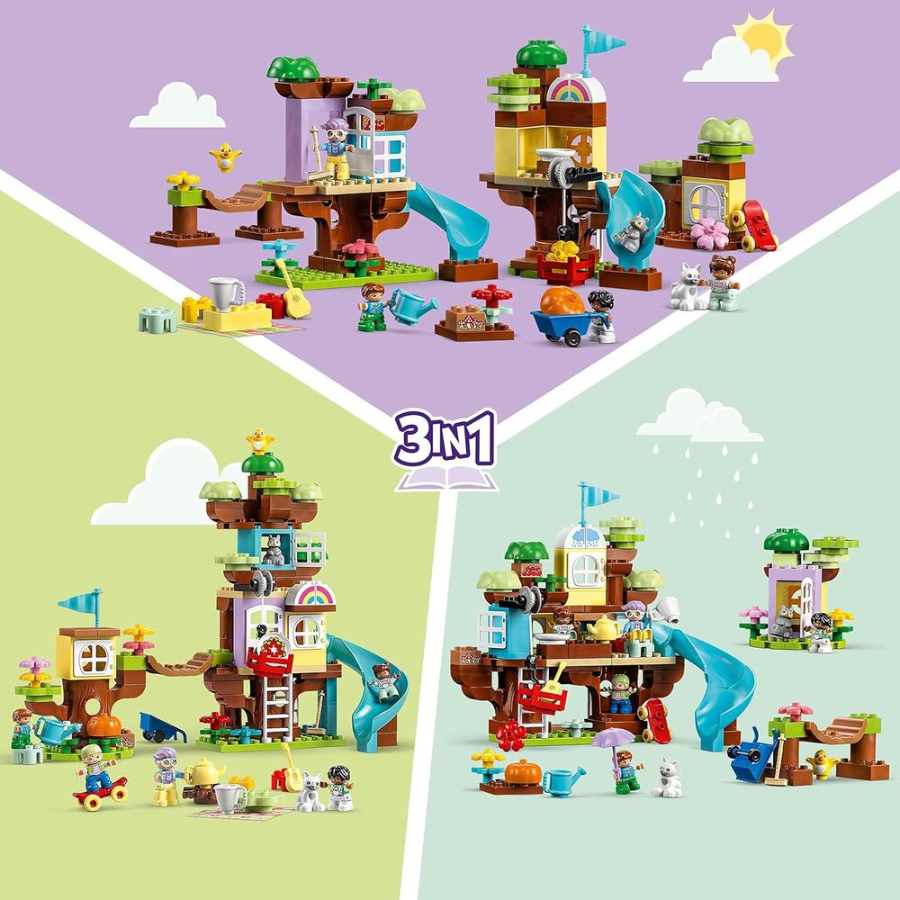 LEGO DUPLO CASA DEL ÁRBOL 3 EN 1 SET CREATIVO INFANTIL CON FIGURAS INCLUIDAS - 5