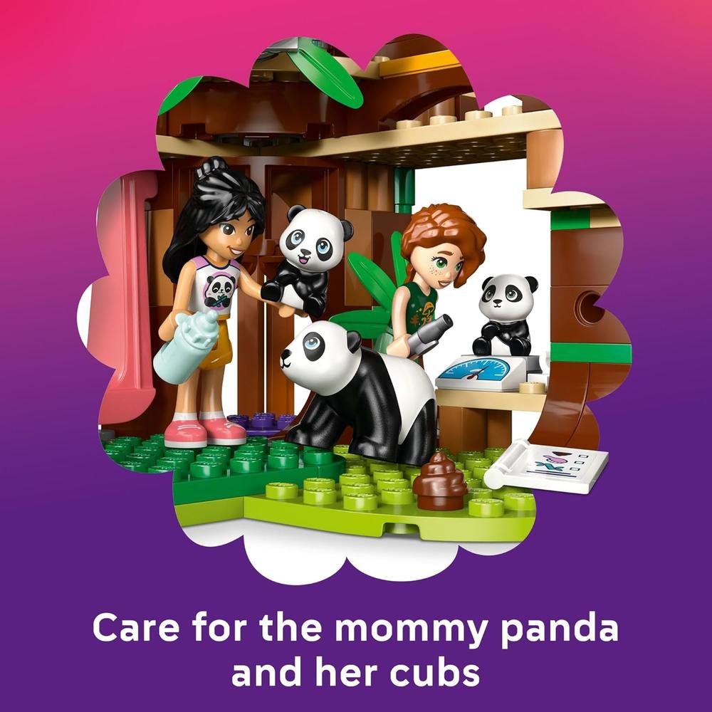 LEGO FRIENDS SANTUARIO DE PANDAS, JUGUETE DE CONSTRUCCIÓN Y CUIDADO DE ANIMALES - 4
