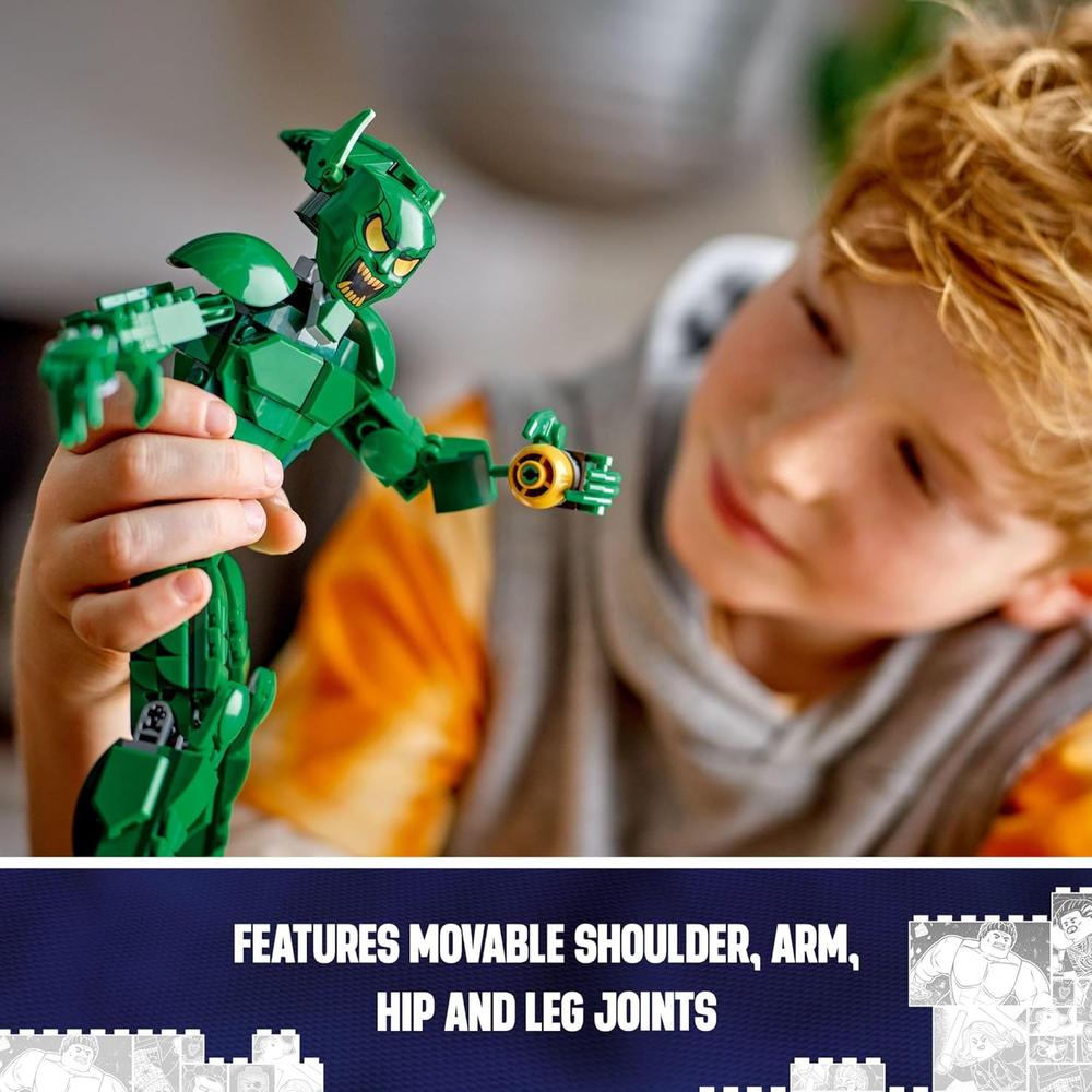 LEGO MARVEL DUENDE VERDE CON PLANEADOR Y BOMBAS DE CALABAZA - 3