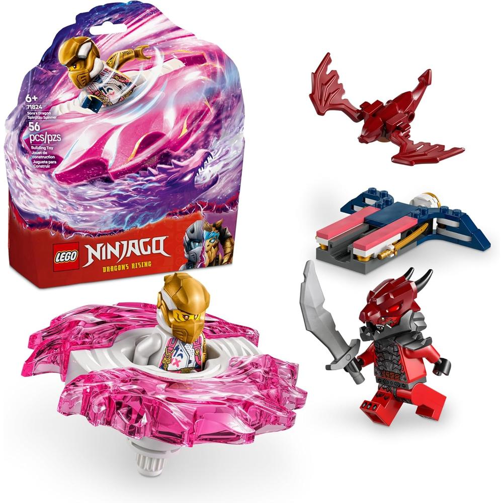 LEGO NINJAGO SPINJITZU DRAGÓN DE SORA, JUGUETE DE CONSTRUCCIÓN CON MINIFIGURAS - 1