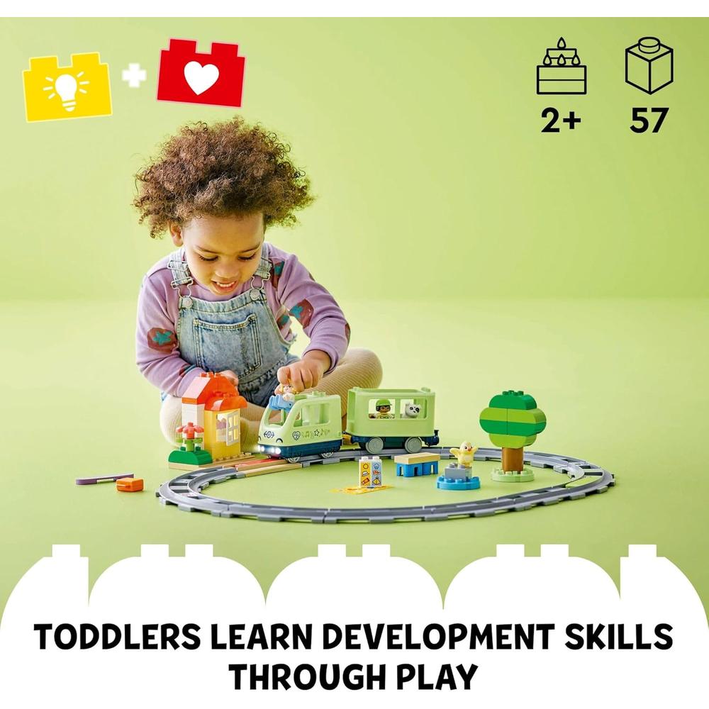LEGO DUPLO TOWN TREN INTERACTIVO DE AVENTURAS CON LUCES Y SONIDOS, SET EDUCATIVO - 2