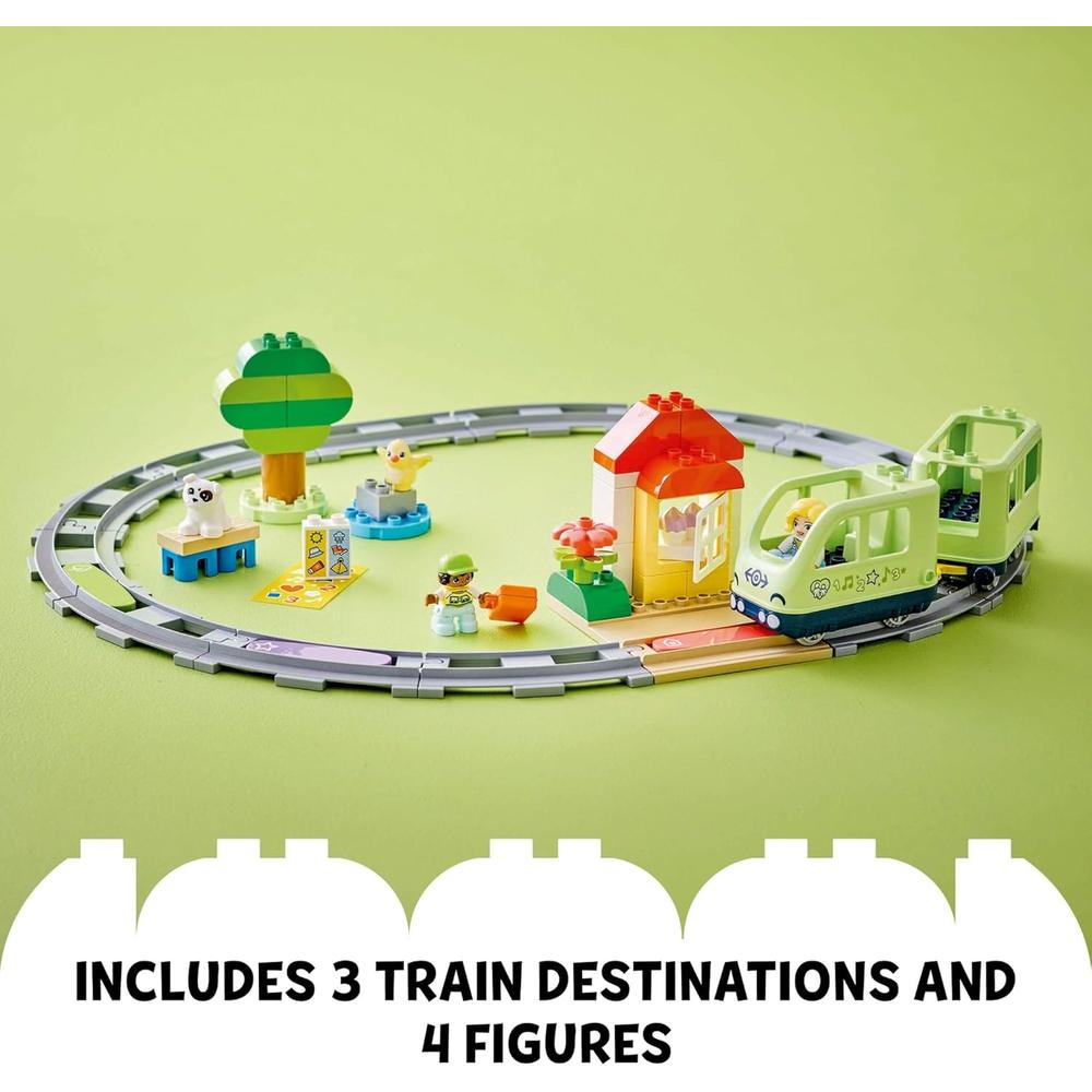 LEGO DUPLO TOWN TREN INTERACTIVO DE AVENTURAS CON LUCES Y SONIDOS, SET EDUCATIVO - 6
