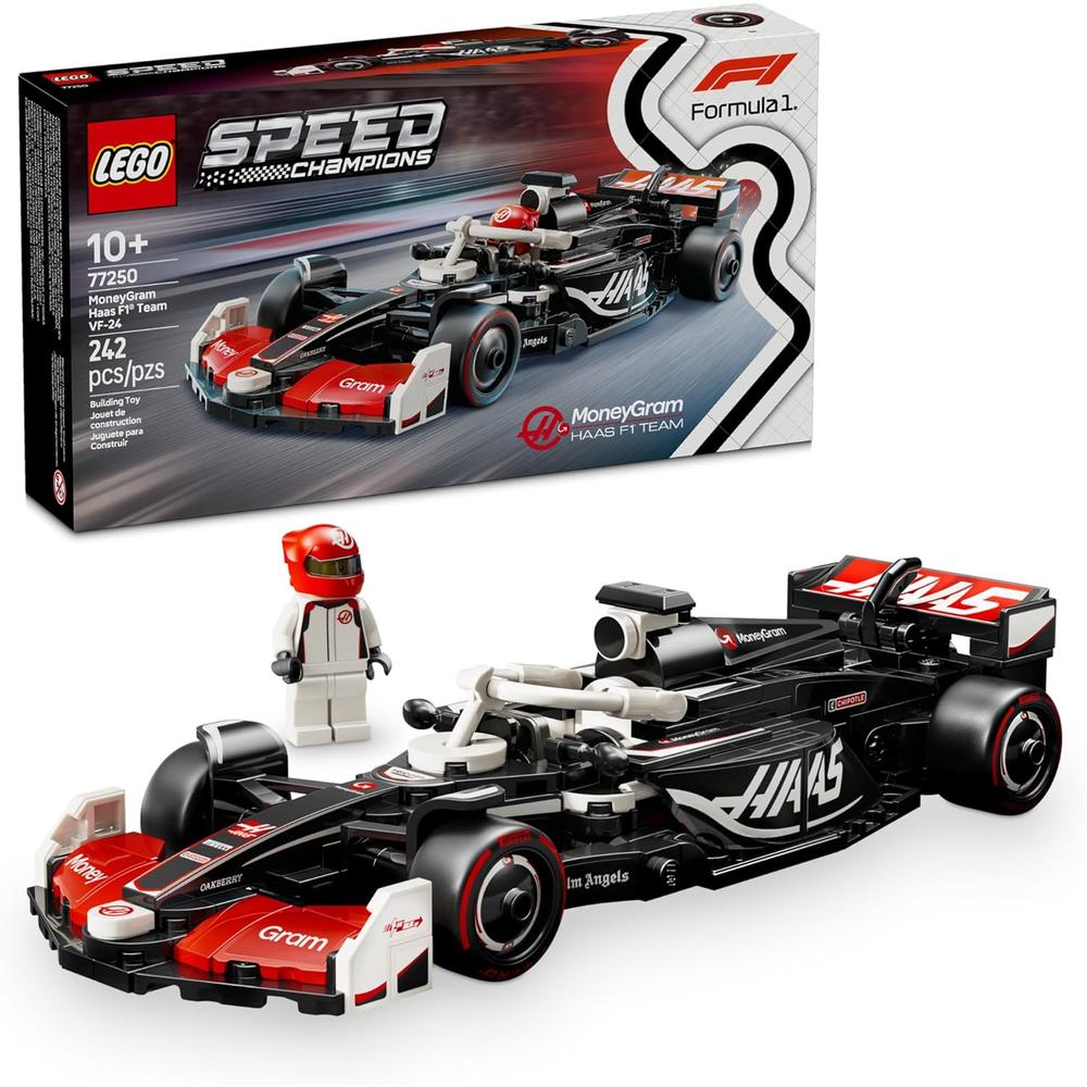 LEGO SPEED CHAMPIONS MONEYGRAM HAAS F1 TEAM VF-24, COCHE DE JUGUETE PARA NIÑOS - 1