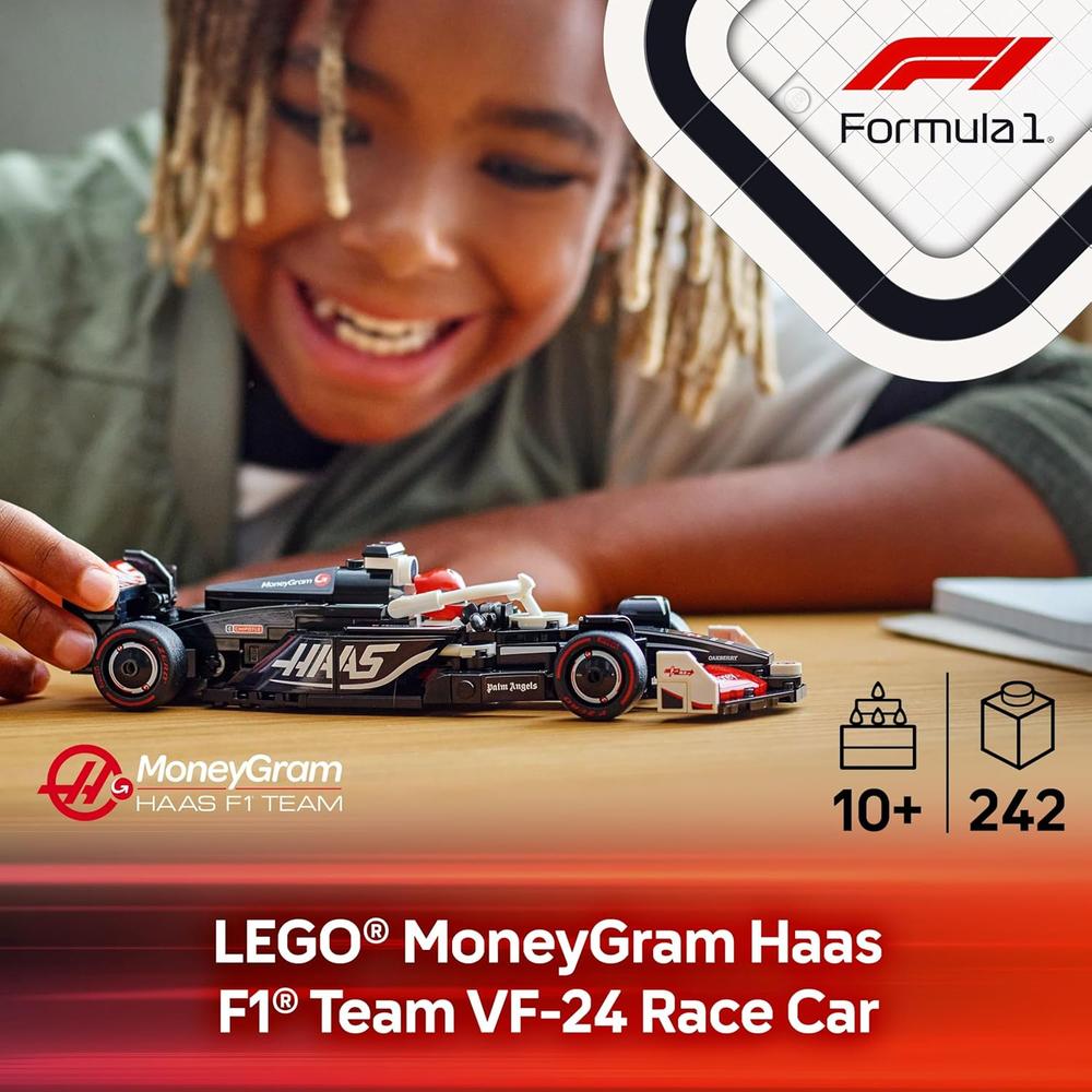 LEGO SPEED CHAMPIONS MONEYGRAM HAAS F1 TEAM VF-24, COCHE DE JUGUETE PARA NIÑOS - 2