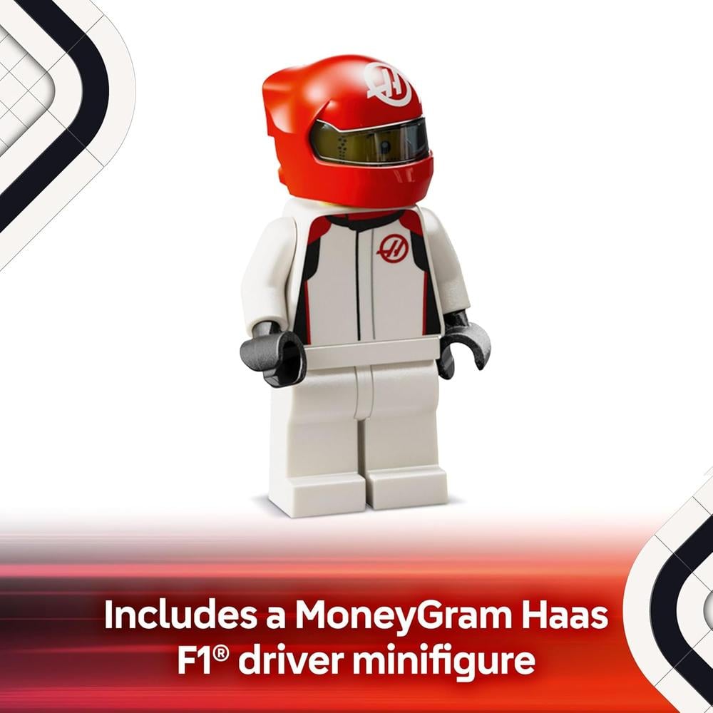 LEGO SPEED CHAMPIONS MONEYGRAM HAAS F1 TEAM VF-24, COCHE DE JUGUETE PARA NIÑOS - 4