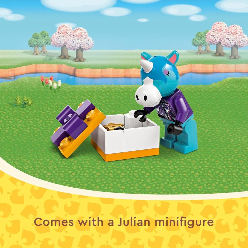 LEGO ANIMAL CROSSING FIESTA DE CUMPLEAÑOS DE JULIAN CON MINIFIGURA DE CABALLO - 6