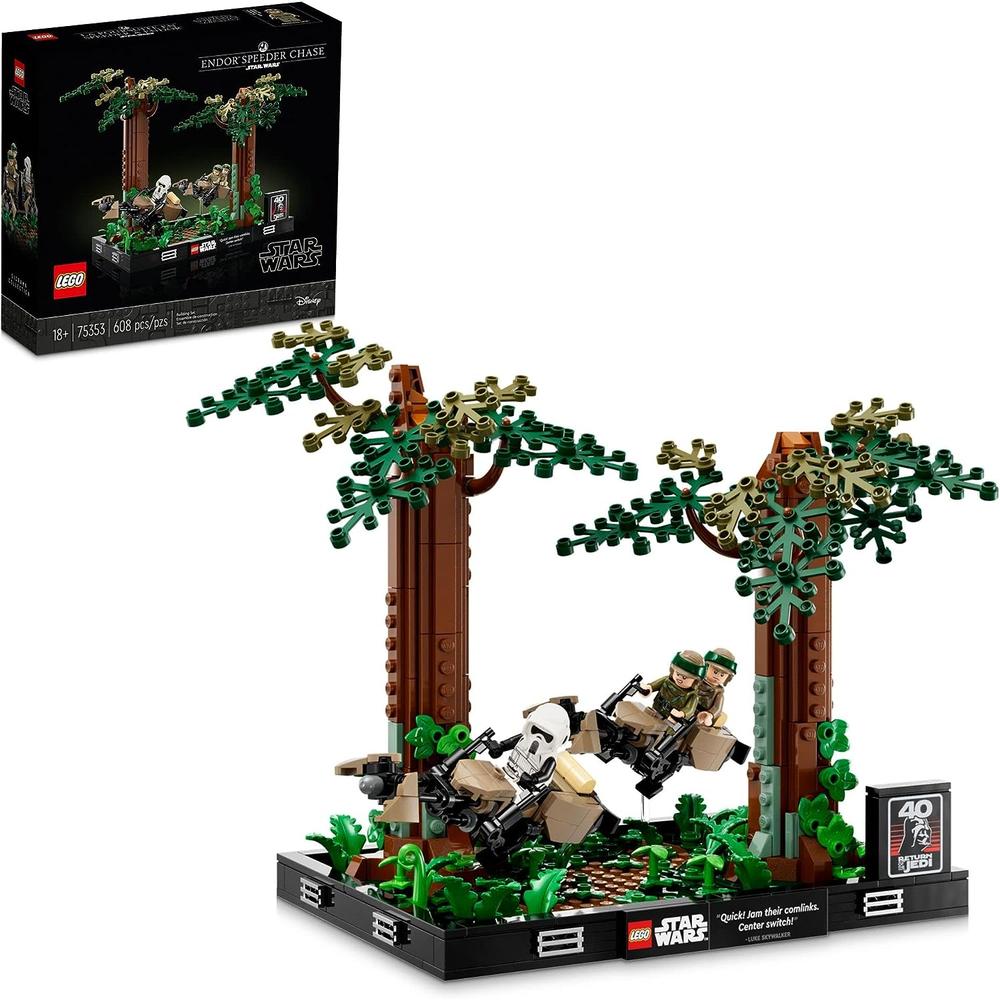 LEGO STAR WARS ENDOR SPEEDER CHASE DIORAMA SET COLECCIONABLE CON MINIFIGURAS - 1