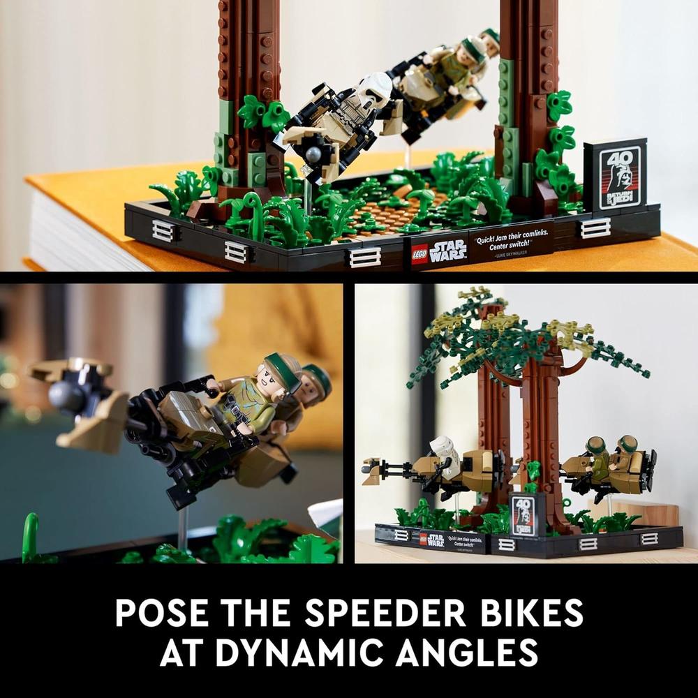 LEGO STAR WARS ENDOR SPEEDER CHASE DIORAMA SET COLECCIONABLE CON MINIFIGURAS - 3