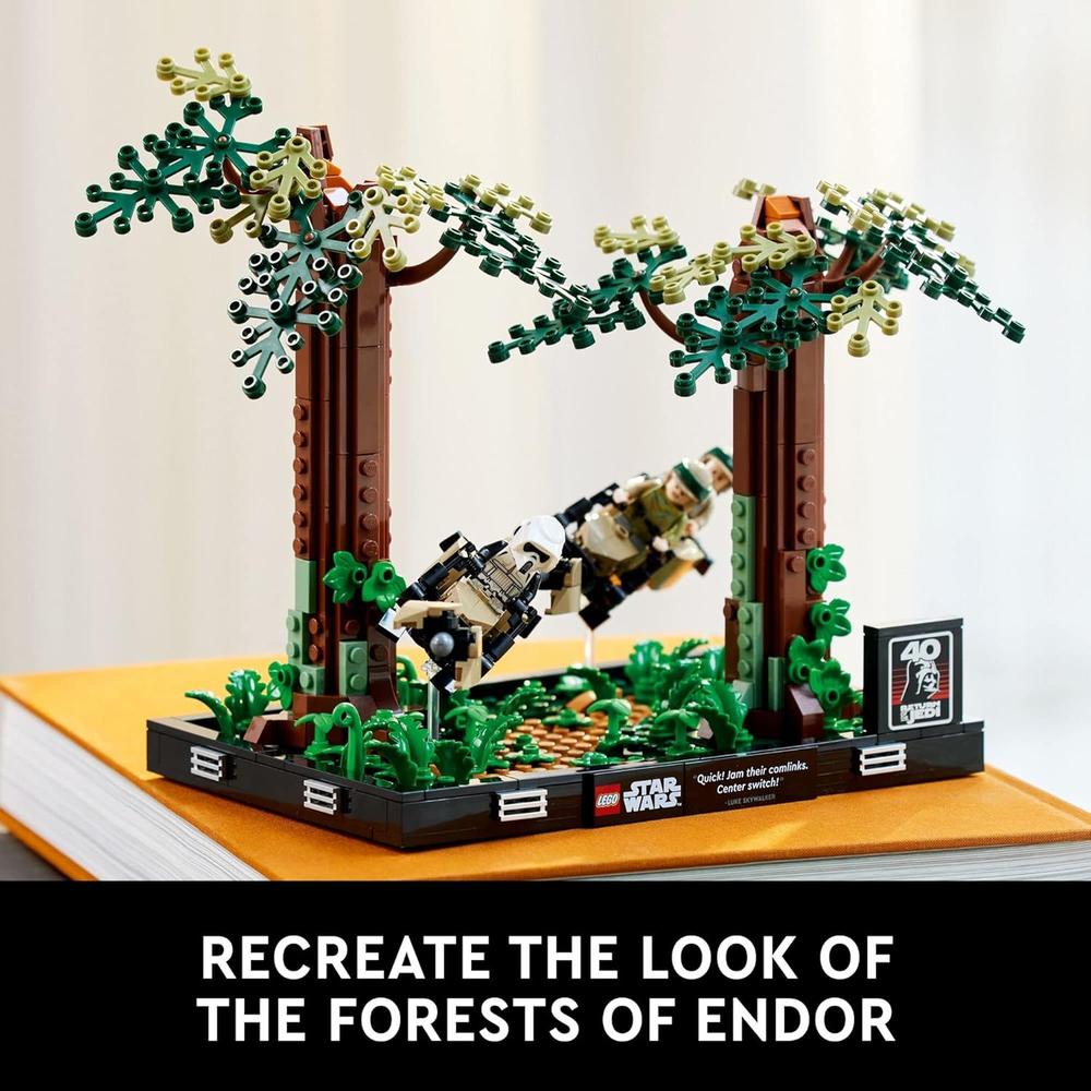 LEGO STAR WARS ENDOR SPEEDER CHASE DIORAMA SET COLECCIONABLE CON MINIFIGURAS - 4