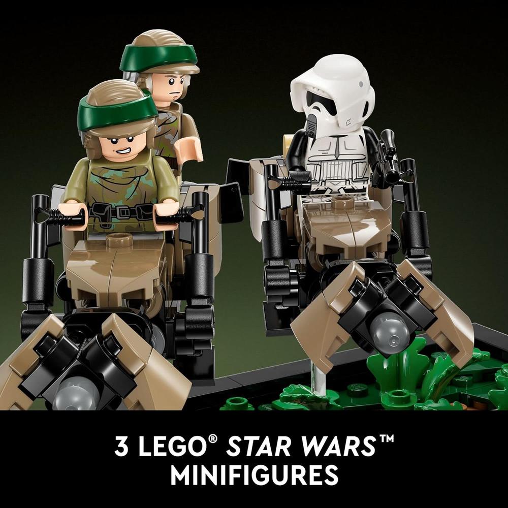 LEGO STAR WARS ENDOR SPEEDER CHASE DIORAMA SET COLECCIONABLE CON MINIFIGURAS - 5